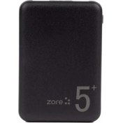 Resim Zore ZR-PW04 LED Işıklı Taşınabilir Powerbank 5000 Mah, Siyah 