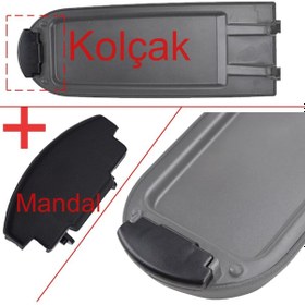 Resim Golf 4 Passat Bora Polo Için Kol Dayama Kolçak Kapağı Alt Plastik 