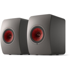 Resim KEF LS50 Wireless II HiFi Aktif Hoparlör Çift Crimson Kırmızı 