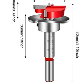 Resim Stellar Mobilya Ahşabı Için Bit Konumlandırıcılı 35MM Menteşe Jig Matkap Kılavuz Seti (Yurt Dışından) 
