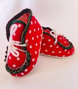 Resim yagmurshoes Kız Bebek Kırmızı Panduf 