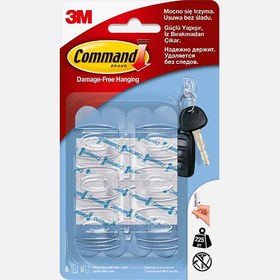 Resim Command Mini Boy Şeffaf Askı 