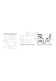 Resim Isvea Sentimenti Neo Rimless Asma Klozet - Beyaz -duroplast Yavaş Kapanan Kapak Dahil-2 Parça 