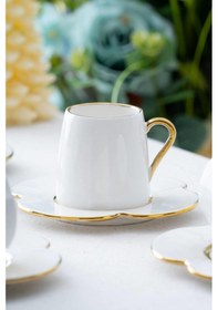 Resim Acar Lotus 6 Kişilik Kahve Fincanı Takımı - 90 Ml 