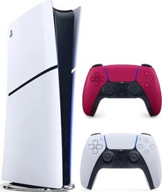 Resim Playstation 5 Slim Dijital Edition +2. Kırmızı Dualsense Oyun Konsolu 