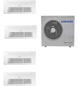 Resim Samsung Wind Free Multi Tek Yön Kaset 1+4 Sistem (AJ100TXJ5KH/EA) 9+9+9+9 BTU 10 kW Dış Ünite Klima 