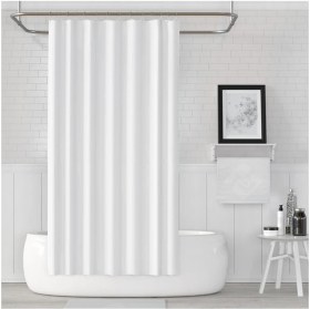 Resim Duş Perdesi Seti, 12 Adet C Halka Hediyeli Banyo Perdesi-Banyo Duş Perdeleri-Banyo Aksesuarları 