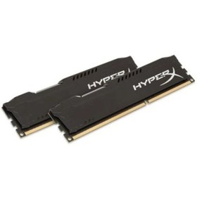 Resim Cosmony HyperX Black 16 GB (2x8) 1600 MHz DDR3 CL10 HX316C10FBK2/16 Ram 