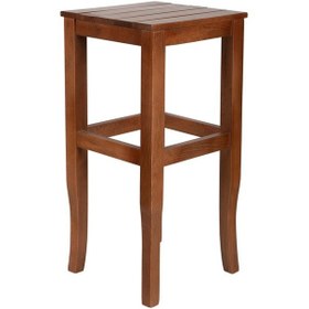 Resim Masif Ahşap Tabure Mini 60cm Ceviz Doğal Kayın Ağacı Diğer 