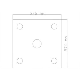 Resim Motifpiyer Tavan Spot Göbek Tsg-45 