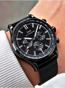 Resim Romanson Fonksiyonları Aktif 5 Atm Su Geçirmez Çelik Kordon Çelik Kasa Erkek Kol Saati 