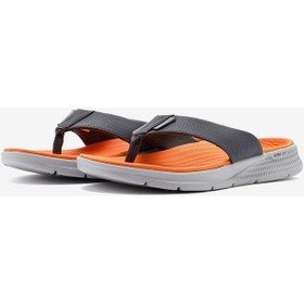 Resim Skechers Skechers Go Consistent Sandal - Synthwave Erkek Gri Parmak Arası Terlik 229035 Gyor Gri 