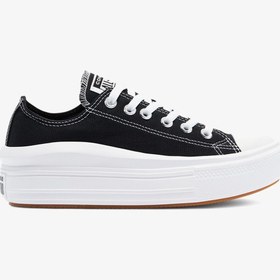 Resim Converse Chuck Taylor All Star Move Platform Kadın Siyah Sneaker 