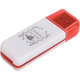 Resim 4'ü 1 Arada Usb 2.0 Kart Okuyucu Tf/mmc/ms/m2 İçin Çok Bağlantı Noktalı Kart Okuyucu 