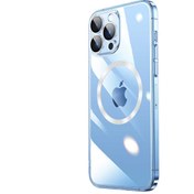 Resim Apple iPhone 13 Pro Sert Transparan Arka Kamera Korumalı Riksos Renksiz Kılıf Gpack