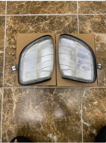 Resim Alcamlar Mercedes W140 Usa Beyaz Sinyal Lambası Takımı Sağ-Sol Depo 