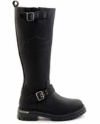 Resim Harley Davidson Black Leather Kadın Bot & Bootie HD0777002703 