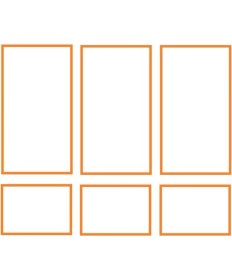 Resim Decogold Açık Gri Boyanabilir Çıta Hazır KESIM(ANKA141) 