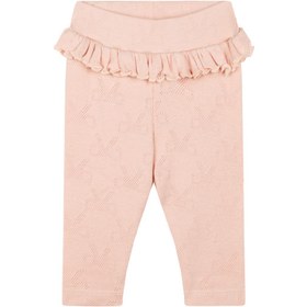 Resim Kurdele Jakar Tayt - Pembe / 9-12 Ay 