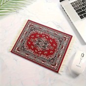 Resim Eski tarz Dunhuang duvar resmi bardak altlığı seti - 1 adet kauçuk ısıya dayanıklı fare altlığı/masa matı çay/kahve fincanları için, ev dekoru - Elektriksiz, dayanıklı ve dekoratif bardak altlıkları 