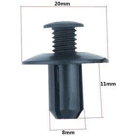 Resim Lasonstiges 20 Adet 8mm Araba Plastik Somun Bağlantı Elemanları Toyota Auris Reno Megane 2 Focus 2 Fabia Kia Sportage 3 Grand Vitara Kia Rio 2018 