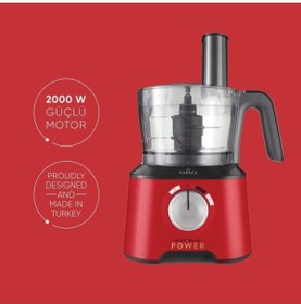 Resim Karaca PREMİUM Mastermaid Power Multifunctional 10 In 1 Mutfak Robotu, Blender Seti 2000w 