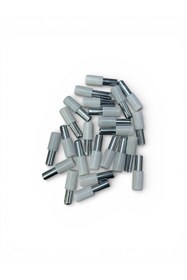 Resim MEKA Raf Pimi Plastik Başlı Cam ve Ahşap Raf Tutucu Mobilya Dolap Pimi (25 Adet) 