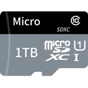 Resim Micro SD kart TF hafıza kartı 1TB yüksek hızlı dayanıklı kamera sürüş kaydedici izleme cep telefonu hafıza kartı 
