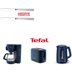 Resim TEFAL YENİ MORNING KAHVALTI SETİ FİLTRE KAHVE & KETTLE & EKMEK KIZARTMA MAKİNESİ 