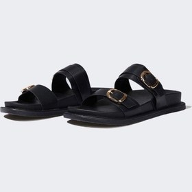 Resim DeFacto Kadın Düz Taban Suni Deri Terlik D8989AX25SMBK23 Siyah 