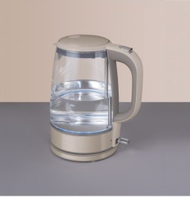 Resim Bork Su Isıtıcı K515, Şık Ve Güvenli Cam Su Isıtıcı, 1.7l Kapasite Su Isıtıcılar Bej 189443699 