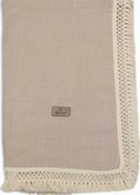Resim Bistyle Organik Müslin 80x90 Fistolu Battaniye 70112 Bej Bej 