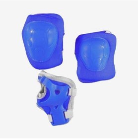 Resim Bisiklet Çocuk Dizlik Dirseklik Bileklik Koruma Seti 6 Parça Mavi 
