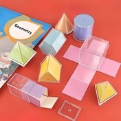 Resim 9 Adet Geometrik Model, 3D Geometrik Modelleri 2D Düzlemlere Dönüştürün ve Alanlarını Gözleyin 