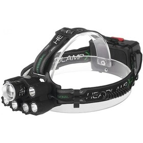 Resim Watton Wt-247 En Güçlü Kafa Feneri Çok Fonkyonli Ledli Siyah 