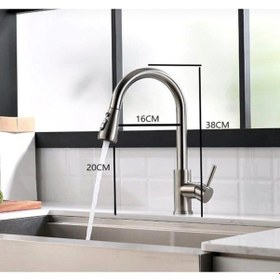 Resim Flora Floke Batarya Sipiralli İnox Evye Bataryası Gümüş 