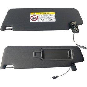 Resim Golf 7-7.5 Yenı Jetta Passat Guneslık Takımı Elektrıklı Sıyah Set 