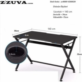 Resim Zizuva Tasarım Askılıklı Oyuncu ve Çalışma Masası 