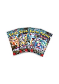 Resim Pokemon Oyun Kartı Tcg Scarlet & Violet Stellar Crown Lisanssız Booster Pack - 4 Paket 40 Kart 