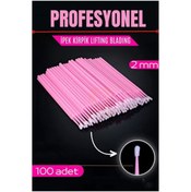 Resim Skygo ModaCar İpek Kirpik Fırçası Blading Lifting Fırçası 100 Adet 