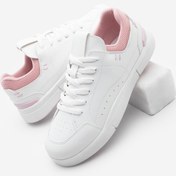 Resim Marjin Kadın Sneaker Bağcıklı Spor Ayakkabı Tefze Pembe 