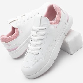Resim Marjin Kadın Sneaker Bağcıklı Spor Ayakkabı Tefze Pembe 
