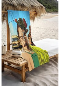 Resim Dijital Baskı Plaj Deniz Havlusu Breaking Bad Desenli Peştamal Hvl0028 Renkli 