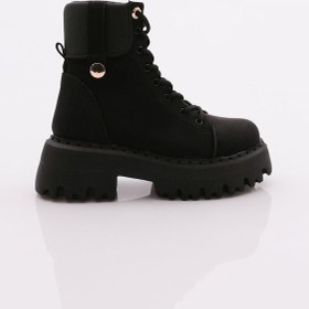 Resim Dgn Btuk01 Kadin Kalin Taban Bağcikli Bot BTUK01-1261-R1534 Siyah 