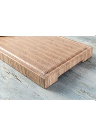 Resim Halohope El Yapımı End Grain Meşe Kesme Tahtası Dayanıklı Ve Doğal Mutfak Yardımcınız Meşe 