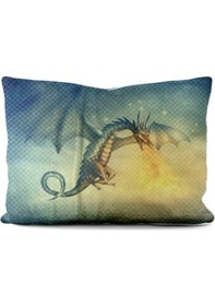 Resim Paradero Gold Dragon Büyük Yastık Kılıfı 