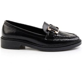 Resim Siyah Kadın Loafer Ayakkabı K01216100012 Siyah 