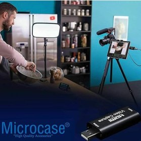 Resim Sevimle Store USB 2.0 HDMI Video Capture Video Kayıt Ekran Aktarma Adaptörü - Siyah AL2623 