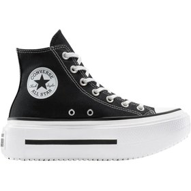 Resim Converse A12975C-K Chuck Taylor All Star Lıft Double Stack Kadın Spor Ayakkabı Siyah 