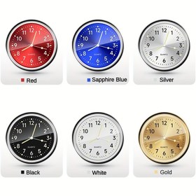 Resim Lüks arabalar için özel olarak tasarlanmış, araba dekorasyonu için 1 adet ışıklı dekoratif saat, mini kuvars analog araba gösterge paneli zaman yapışkanlı saat, araba süslemesi için saat 
